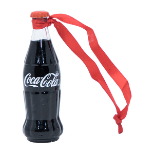 Coca-Cola Mini Bottle Painted Ornament