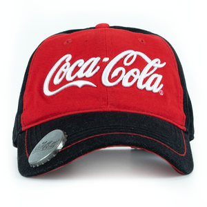 Coca-Cola Script Denim Baseball Cap W/Opener