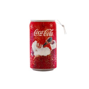 Coca-Cola Can with Santa Ornament