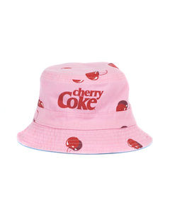 Cherry Coke Reversible Bucket Hat