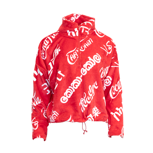 Coca-Cola Languages Women's 1/2 Zip Minky Fleece