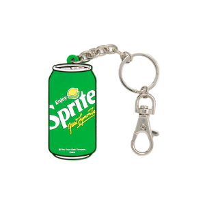 Sprite Can Silicone Keychain