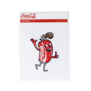 Coca-Cola Can Guy Sticker