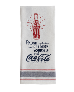 Coca-Cola Bottle Pause Kitchen Towel