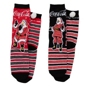 Coca-Cola Santa Women's  Socks  2PK