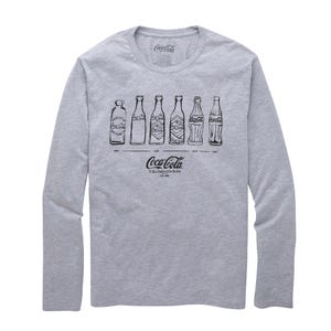 Coca-Cola Bottle History Unisex Long Sleeve Tee