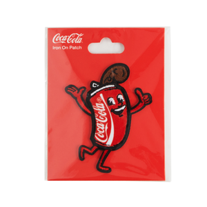 Coca-Cola Can Guy Iron On Patch
