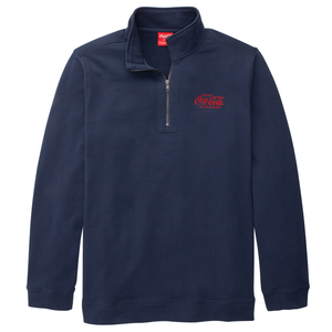 Coca-Cola Drink/Bottles 1/4 Zip Fleece