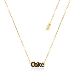 Coke Necklace Gold  