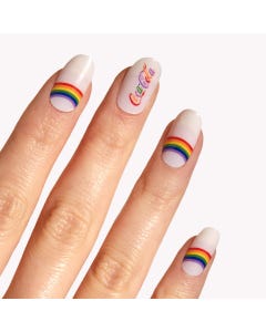 Coca-Cola X ManiMe Pride Rainbow Nail Stickers